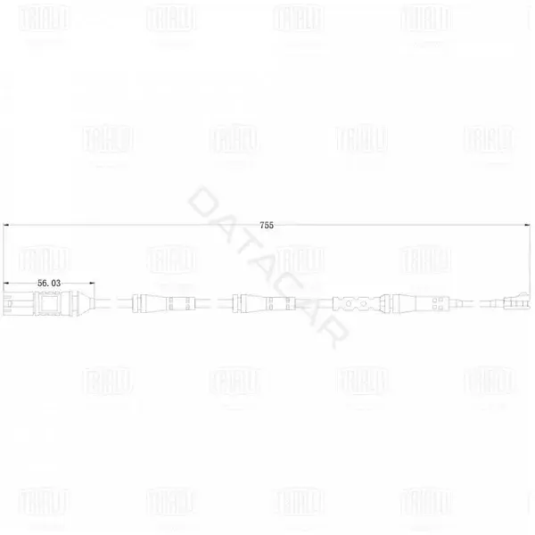 Датчик износа тормозных колодок TRIALLI PFS0129
