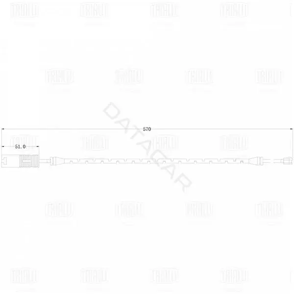 Датчик износа тормозных колодок TRIALLI PFS4175