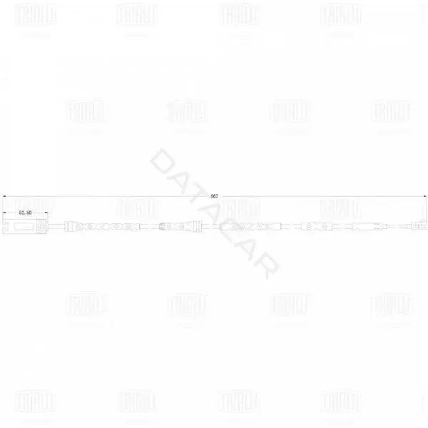 Датчик износа тормозных колодок TRIALLI PFS0068