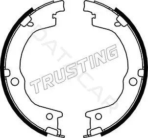 Колодки ручника TRUSTING 049.165