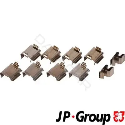 Ремкомплект тормозных колодок JP GROUP 1263650310