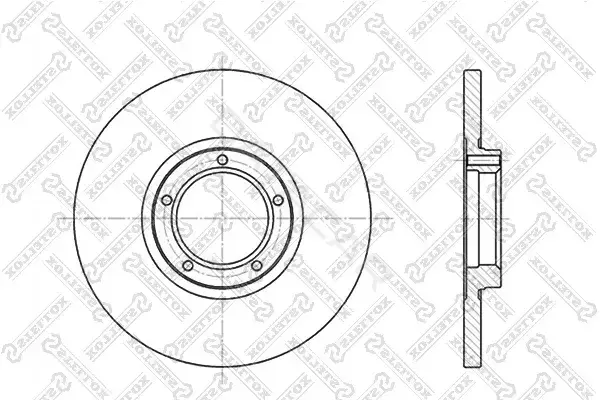 Тормозные диски STELLOX 6020-2523-SX