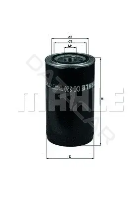 Масляный фильтр KNECHT/MAHLE OC320