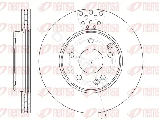 Тормозные диски REMSA 6751.10
