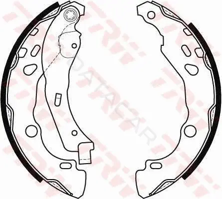 Барабанные колодки TRW GS8455