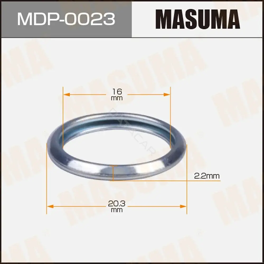 Сальник коленвала MASUMA MDP-0023