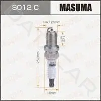 Свечи зажигания MASUMA S012C