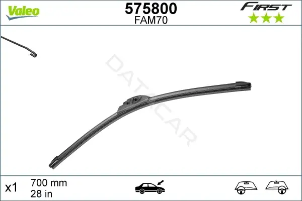 Щетки стеклоочистителя VALEO 575800