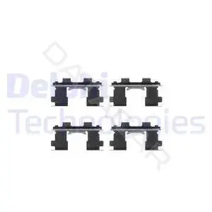Ремкомплект тормозных колодок DELPHI LX0252