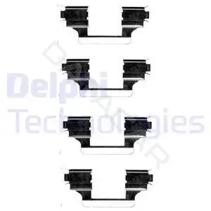 Ремкомплект тормозных колодок DELPHI LX0403