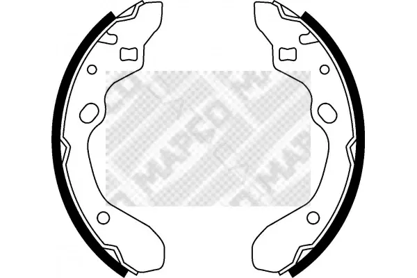 Барабанные колодки MAPCO 8512