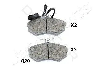 Тормозные колодки JAPANPARTS PA-020AF