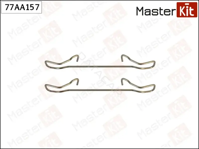 Ремкомплект тормозных колодок MASTERKIT 77AA157