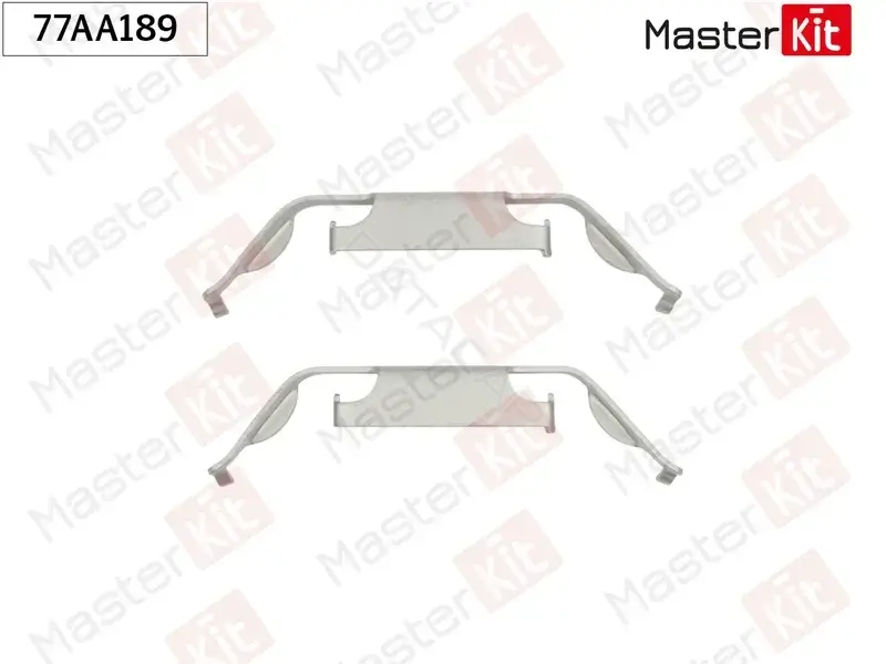 Ремкомплект тормозных колодок MASTERKIT 77AA189