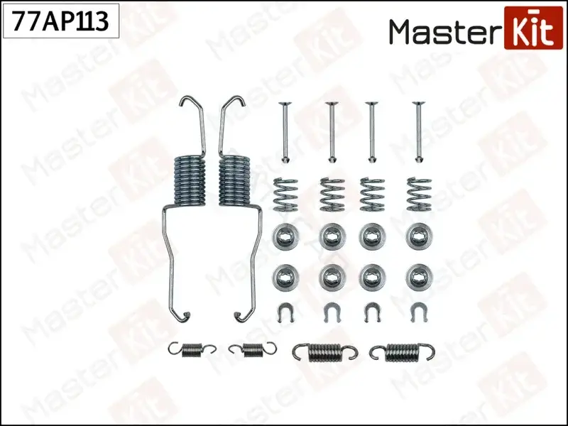 Ремкомплект тормозных колодок MASTERKIT 77AP113