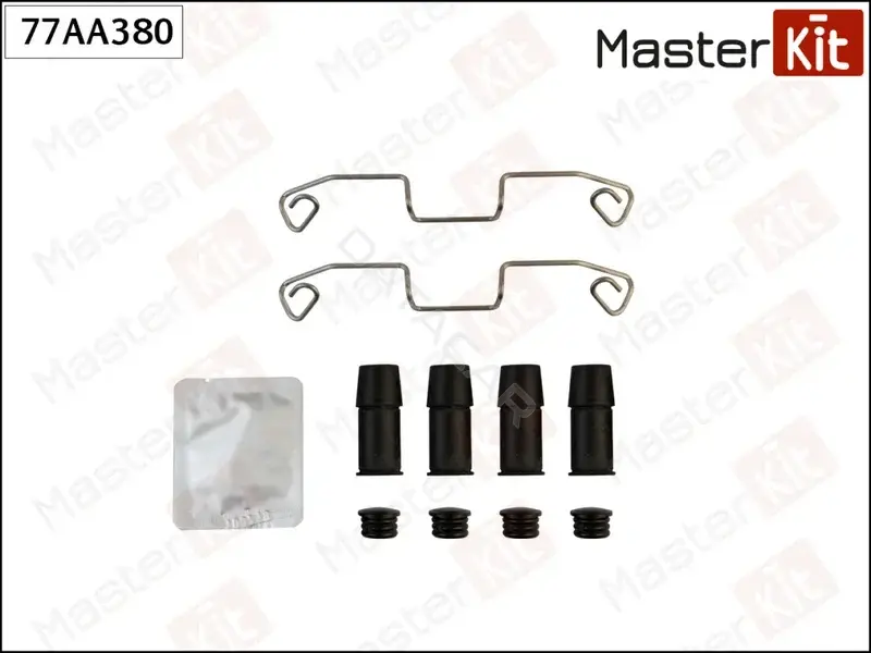 Ремкомплект тормозных колодок MASTERKIT 77AA380