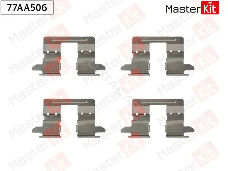 Ремкомплект тормозных колодок MASTERKIT 77AA506