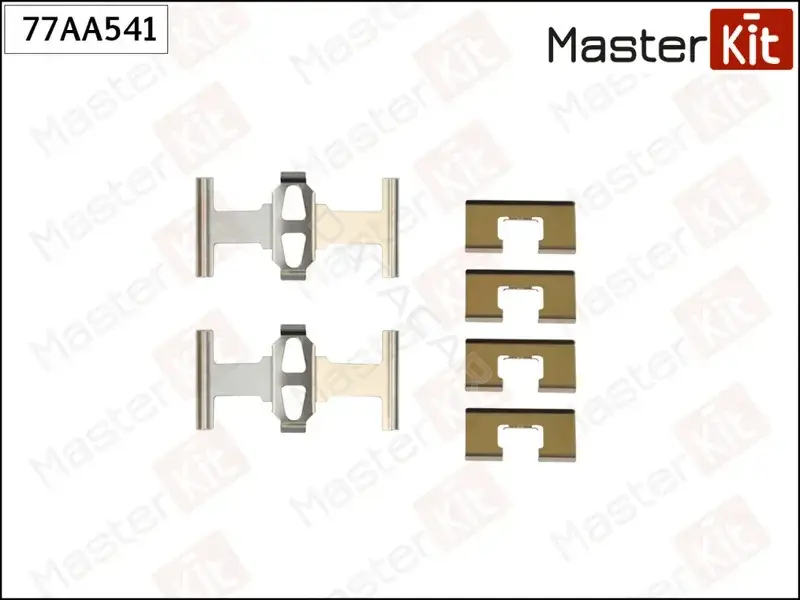 Ремкомплект тормозных колодок MASTERKIT 77AA541