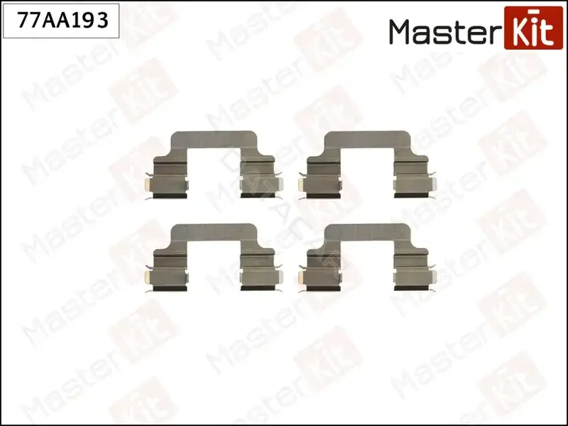 Ремкомплект тормозных колодок MASTERKIT 77AA193