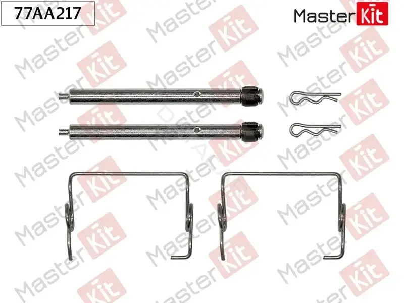 Ремкомплект тормозных колодок MASTERKIT 77AA217