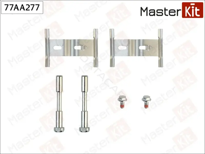 Ремкомплект тормозных колодок MASTERKIT 77AA277