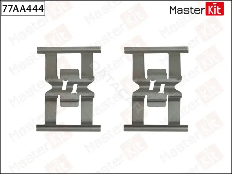 Ремкомплект тормозных колодок MASTERKIT 77AA444