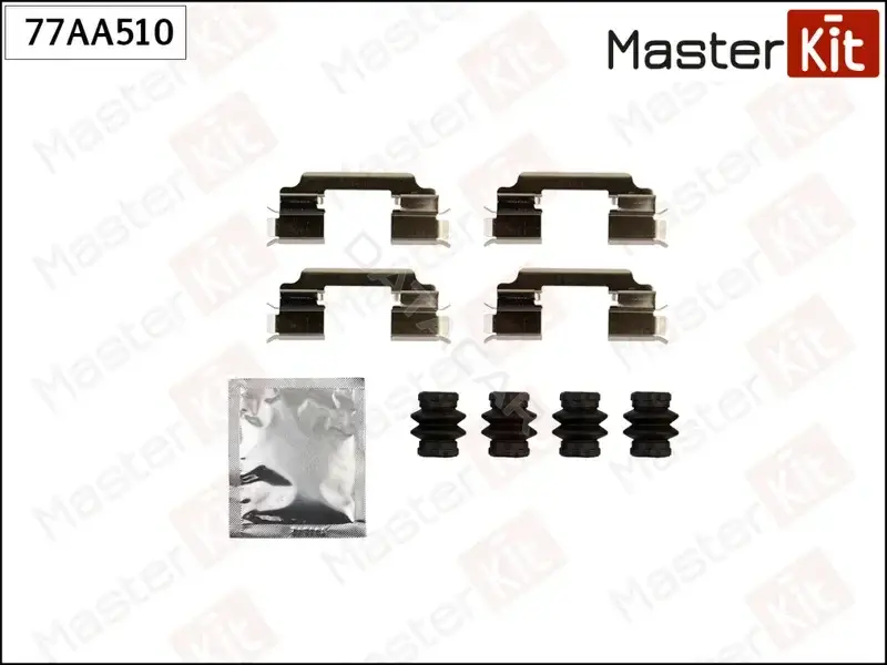 Ремкомплект тормозных колодок MASTERKIT 77AA510
