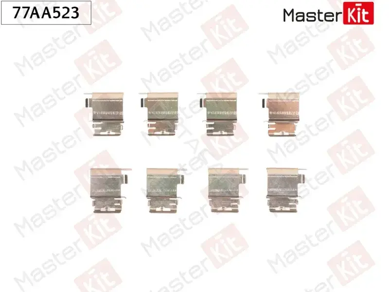 Ремкомплект тормозных колодок MASTERKIT 77AA523