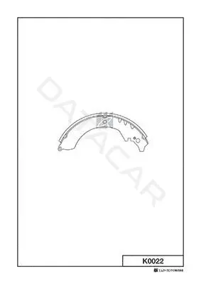 Барабанные колодки MK Kashiyama K0022