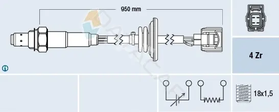 Лямбда-зонд FAE 77520