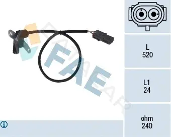 Датчик коленвала FAE 79024