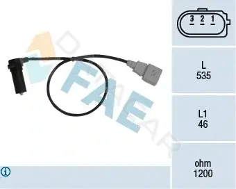 Датчик коленвала FAE 79067
