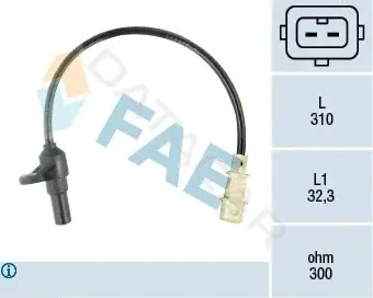 Датчик коленвала FAE 79084