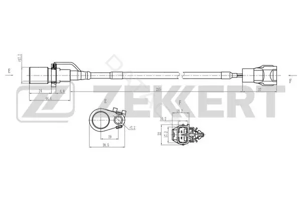 Датчик давления воздуха ZEKKERT SE-4094
