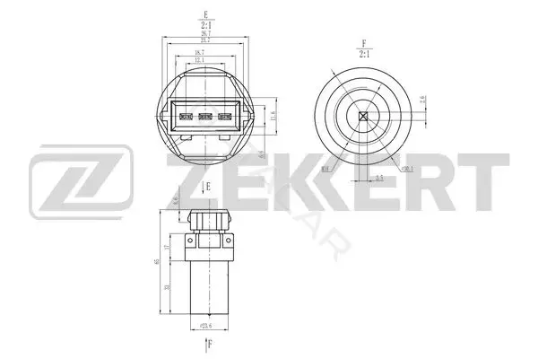 Датчик давления воздуха ZEKKERT SE-8513