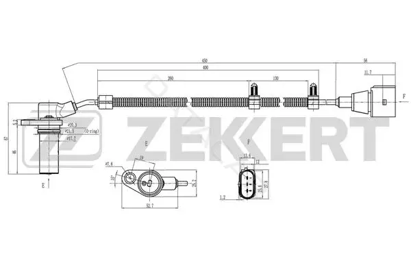 Датчик давления воздуха ZEKKERT SE-4067