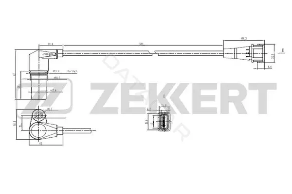 Датчик давления воздуха ZEKKERT SE-4035