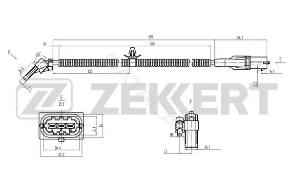 Датчик давления воздуха ZEKKERT SE-4088