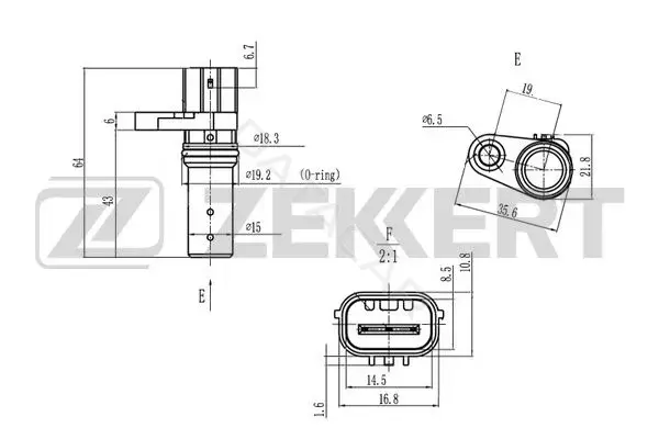 Датчик давления воздуха ZEKKERT SE-4090