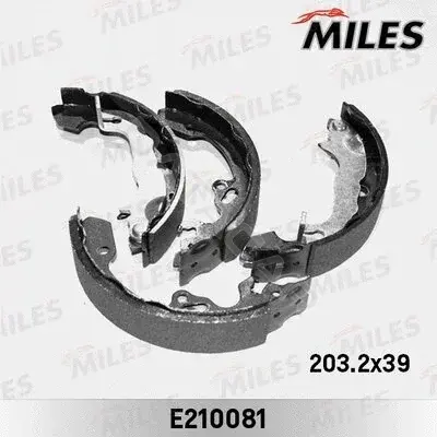 Барабанные колодки MILES E210081