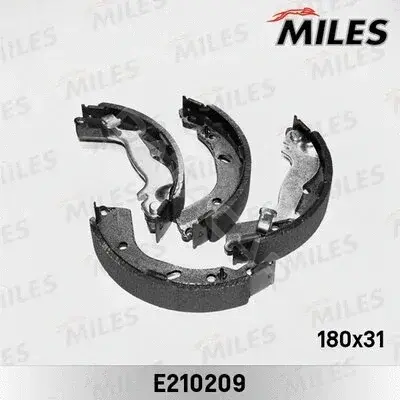 Барабанные колодки MILES E210209