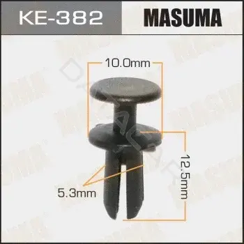 Клипса молдинга MASUMA KE-382