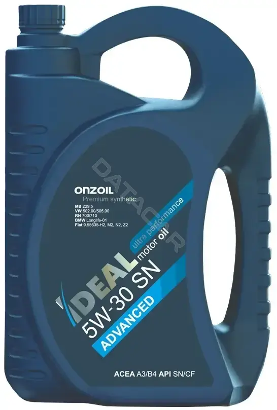 Масло моторное ONZOIL ONZOILIDEAL5W-30SN4,5L