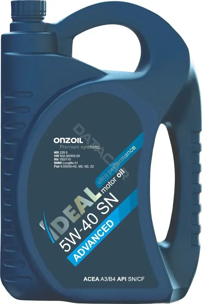 Масло моторное ONZOIL ONZOILIDEAL5W-40SN4,5L