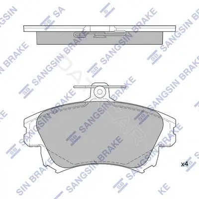Тормозные колодки Hi-Q SP1530