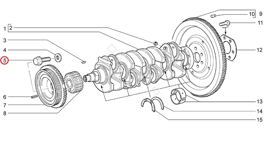 Болт подвески LADA 21100100507600