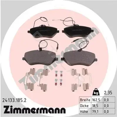 Тормозные колодки ZIMMERMANN 24133.185.2