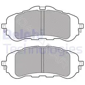 Тормозные колодки DELPHI LP2506
