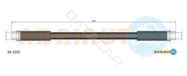 Тормозные шланги ADRIAUTO 55.1232