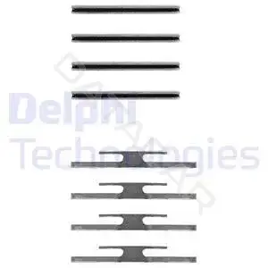 Ремкомплект тормозных колодок DELPHI LX0035